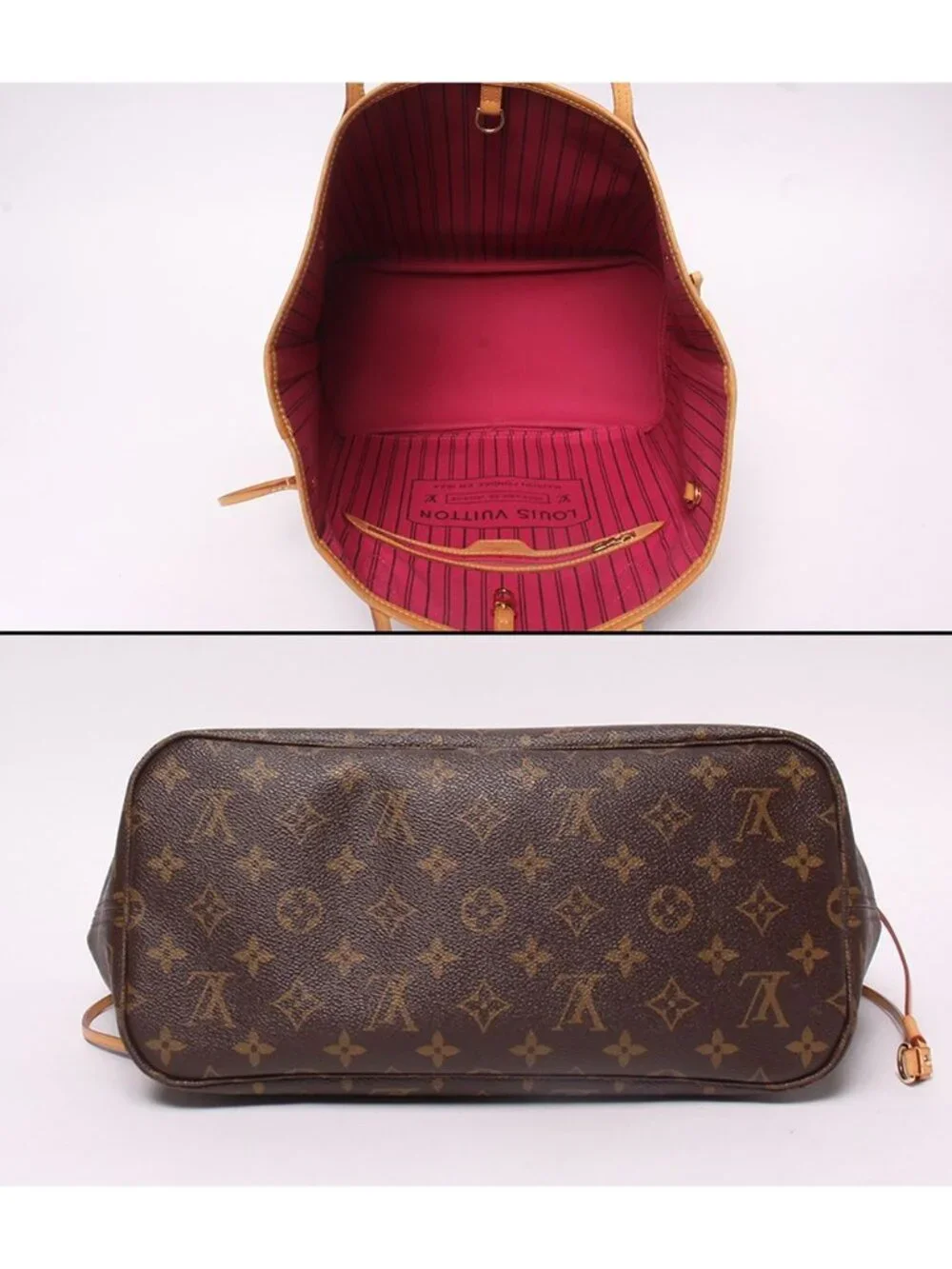 Louis Vuitton Tote Shoulder Bag Neverfull MM Monogram